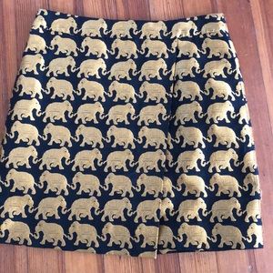 Detailed elephant skirt